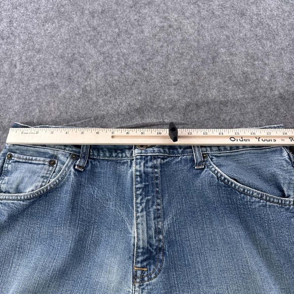 Polo Ralph Lauren Jeans Mens 36x34 Blue Light Wash Ashmore Straight Leg Denim - Picture 8 of 13